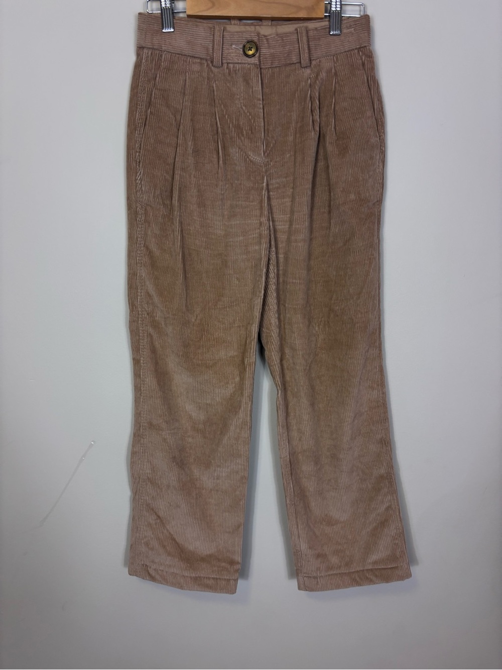 Babaton Aritzia Beige Tan Corduroy Bootcut Pants Size 0